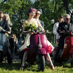Family of Vespas