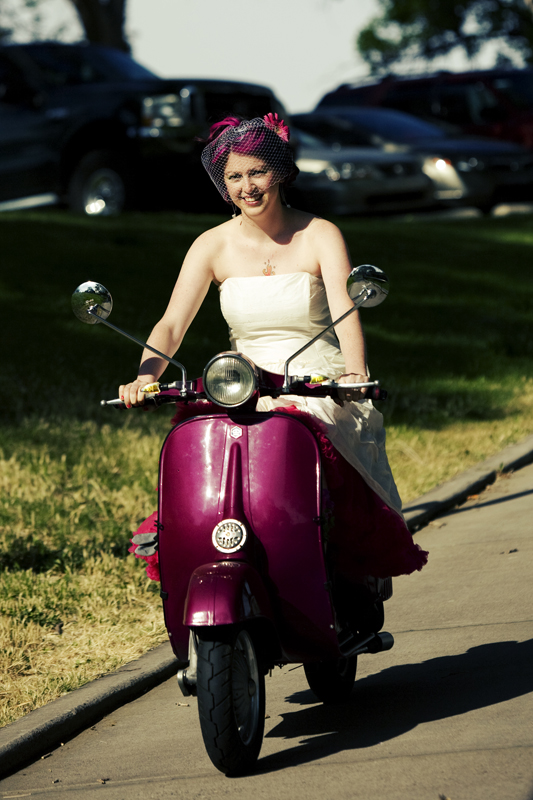 Here comes the bride